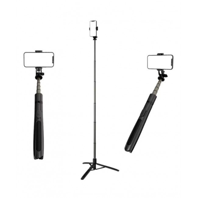 HEPU HP-T08 Tripod Selfie Stick 150 cm Uzayan Bluetooth Kumandalı