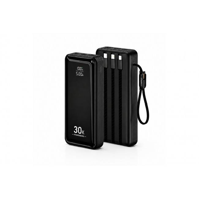 HEPU HP-AP10 Armor 30.000 mAh 22.5W Hızlı Şarj Entegre Kablolu Powerbank