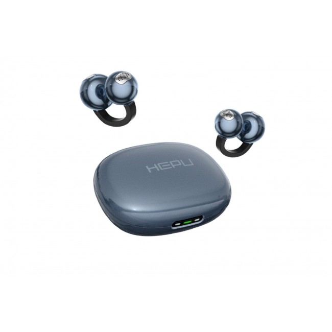 HEPU AB01S Kablosuz Bluetooth Kulaklık HD Ses Bluetooth 6.0 Küpe Tasarım