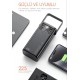 30.000 mAh 22.5w Kamp Powerbank – Çift LED Fenerli Hızlı Şarj PD30
