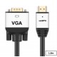 HDMI to VGA Dönüştürücü Adaptör 1080P Full HD Çevirici Kablo 1.8 metre