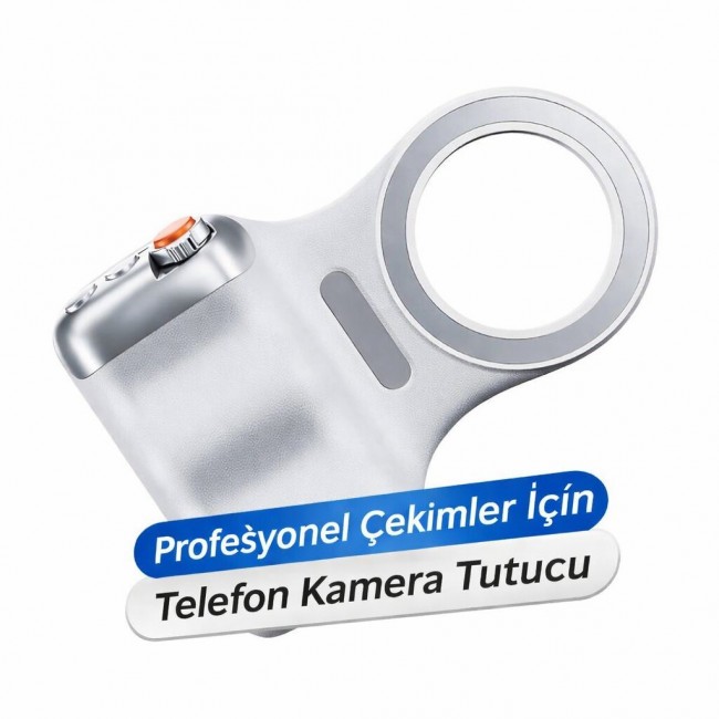 Manyetik Telefon Kamera Tutucu Bluetooth Kumandalı Uzaktan Çekim Aparatı
