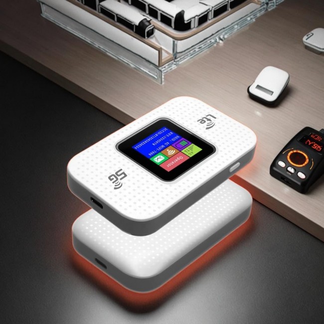 Taşınabilir Modem 5G/4G LTE 300Mbps 10 Cihaz Destekli Mobil Router