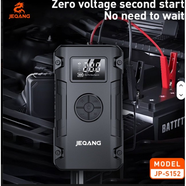 JEQANG JP-S152 Akü Takviye Cihazı Lastik Şişirme Özellikli Powerbank 12V/24V