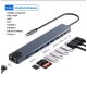 USB-C Hub 10in1 | HDMI | RJ45 Ethernet | 100W PD | USB 3.0 | SD/TF