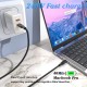 Thunderbolt 5 Kablo 2 Metre 80Gbps 240W 16K 60Hz Pasif Etron EJ903W Thunderbolt 5 Kablo 2 Metre 80Gbps 240W 16K 60Hz Pasif Etron EJ903W