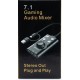 7.1 Gaming Audio Mixer Harici Ses Kartı – USB Type-C Tak Çalıştır Oyuncu Mikseri 7.1 Gaming Audio Mixer Harici Ses Kartı – USB Type-C Tak Çalıştır Oyuncu Mikseri