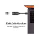 USB DSP Sound Card 7.1 Harici Ses Kartı Gaming PUBG LOL Valorant Mikrofonlu Kulaklık Adaptörü Tak Çalıştır