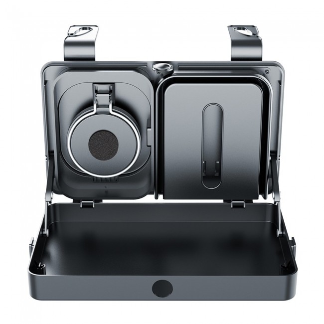 Araç Arka Koltuk Tepsi Rafı ve Bardak Tutucu – K255 Çok Amaçlı Organizer