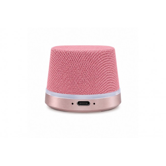 HEPU HP-MS01G Armor Pembe Manyetik Bluetooth Hoparlör 5W Bluetooth 5.3 TWS MagSafe Uyumlu