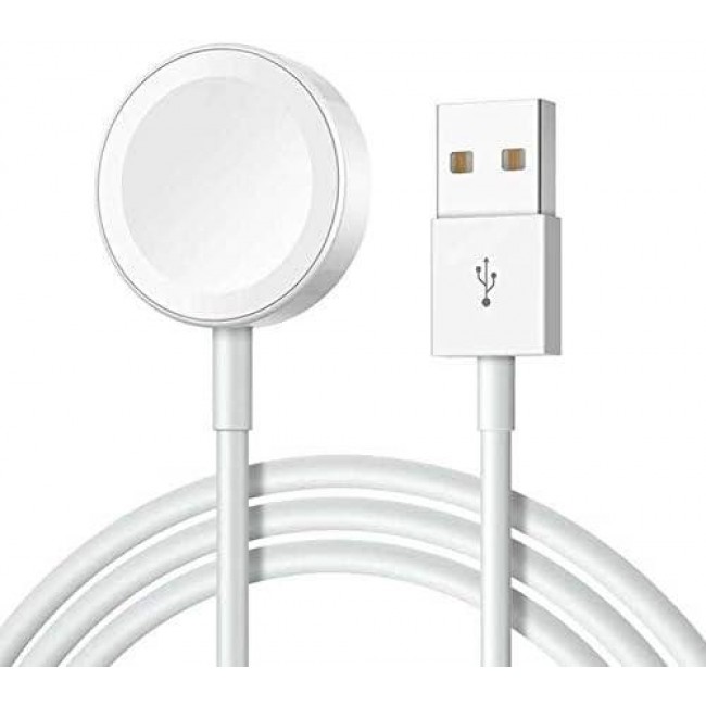 Apple Watch Uyumlu Manyetik Şarj Aleti USB Girişli 1 Metre
