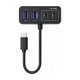 Type-C USB Hub 4 Port USB 3.2 10Gbps USB Çoklayıcı USB-A USB-C Type-C USB Hub 4 Port USB 3.2 10Gbps USB Çoklayıcı USB-A USB-C