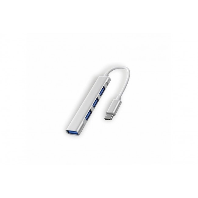 4 Portlu Type-C to USB 3.0 Hub Çoklayıcı Adaptör Alüminyum Dönüştürücü