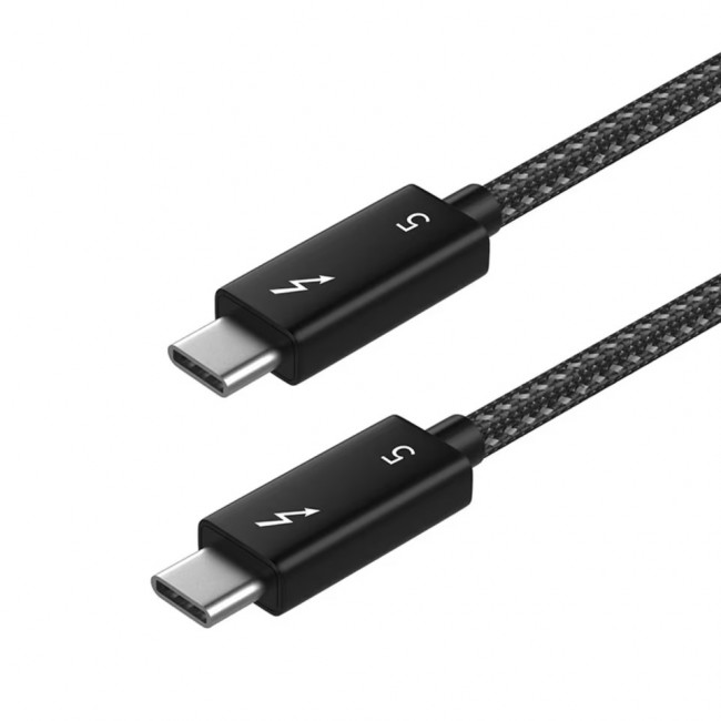 Thunderbolt 5 Type-C Kablo – 240W Hızlı Şarj, 120Gbps Veri, 16K/8K Görüntü Desteği İntel Sertifikalı zr1017