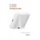 5000 mah Beyaz 15W Magsafe Destekli TXM5 Powerbank – Kablosuz Şarj + Stand Tasarım 5000 mah Beyaz 15W Magsafe Destekli TXM5 Powerbank – Kablosuz Şarj + Stand Tasarım