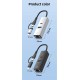 3 Portlu Ağ ve Veri Adaptörü: RJ45 LAN + USB 3.0 + Type-C Girişli | Metal Kasa 3 Portlu Ağ ve Veri Adaptörü: RJ45 LAN + USB 3.0 + Type-C Girişli | Metal Kasa