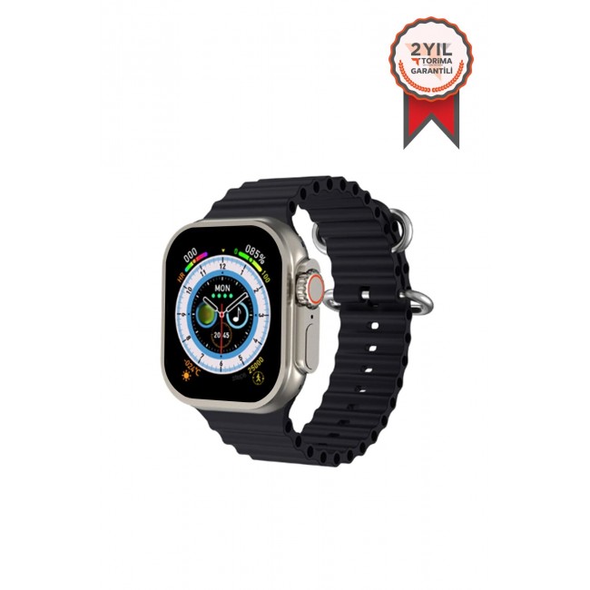 Torima Gs Ultra 8 49Mm Nfc Gps Özellikli Akıllı Saat 2.02 Inc Siyah Torima Gs Ultra 8 49Mm Nfc Gps Özellikli Akıllı Saat 2.02 Inc Siyah