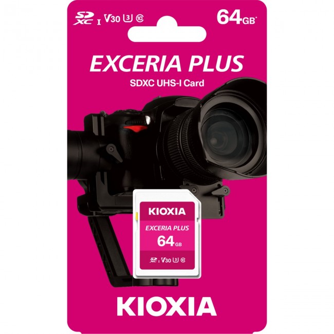 Kıoxıa Excraı Plus 64 Gb V30 U3 A1 Microsd Hafıza Kartı Kıoxıa Excraı Plus 64 Gb V30 U3 A1 Microsd Hafıza Kartı