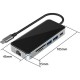 Airsky 10İn1 Type C Çevirici Gigabit Rj45 4K Hdmi 5* Usb 3.0