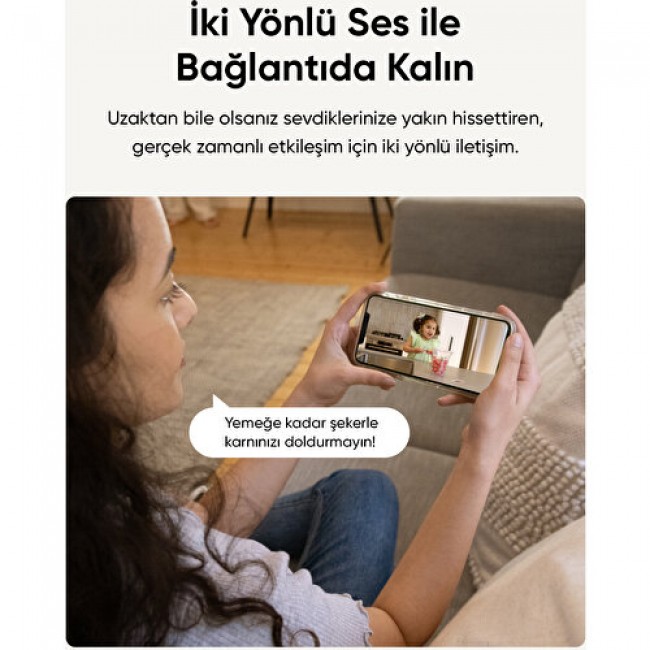 Eufy Security C220 360 Derece Dönebilen Kızılötesi Gece Görüşlü Hareket Algılama IP Kamera Eufy Security C220 360 Derece Dönebilen Kızılötesi Gece Görüşlü Hareket Algılama IP Kamera
