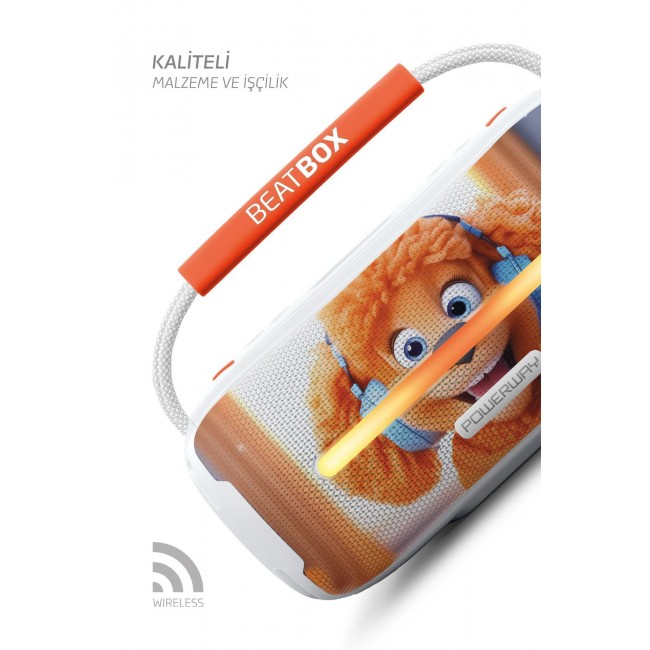 Powerway Beatbox Animals Köpek Led Işıklı Ses Bombası Usb Sd Aux Bluetooth Hoparlör 20W Powerway Beatbox Animals Köpek Led Işıklı Ses Bombası Usb Sd Aux Bluetooth Hoparlör 20W