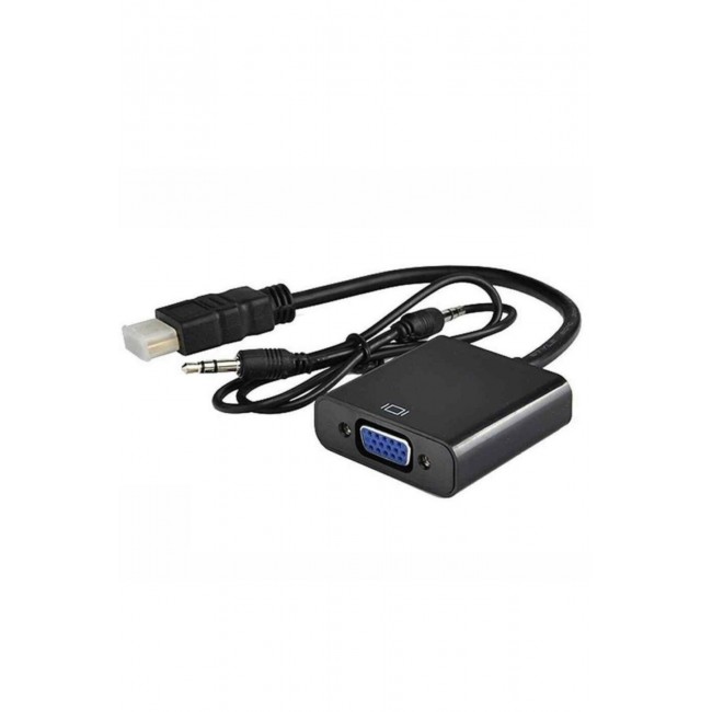 Pmr Hdmi To Vga Adaptör (25cm) + Aux Kablo (50cm) Pmr Hdmi To Vga Adaptör (25cm) + Aux Kablo (50cm)