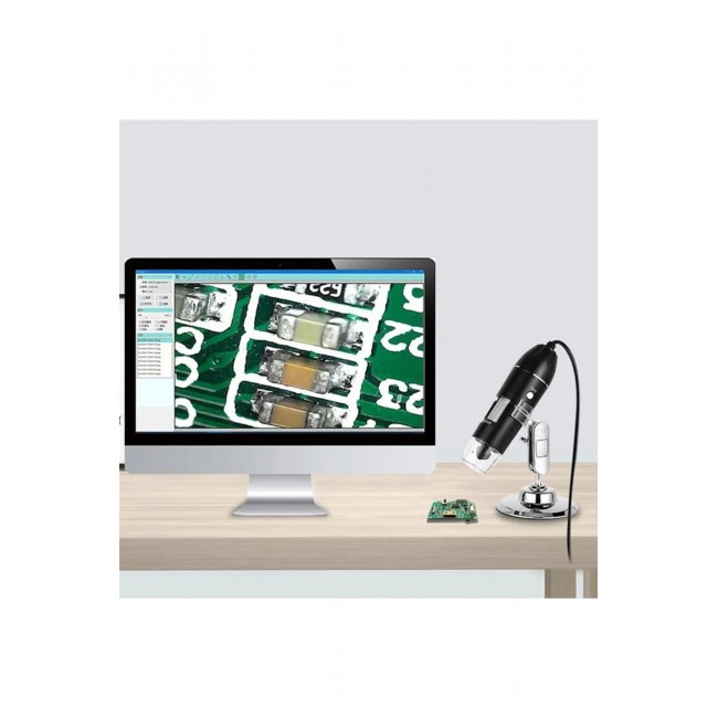 Dijital USB Mikroskop 1000X Zoom Electronic Magnifier – Fotoğraf ve Video Kayıtlı