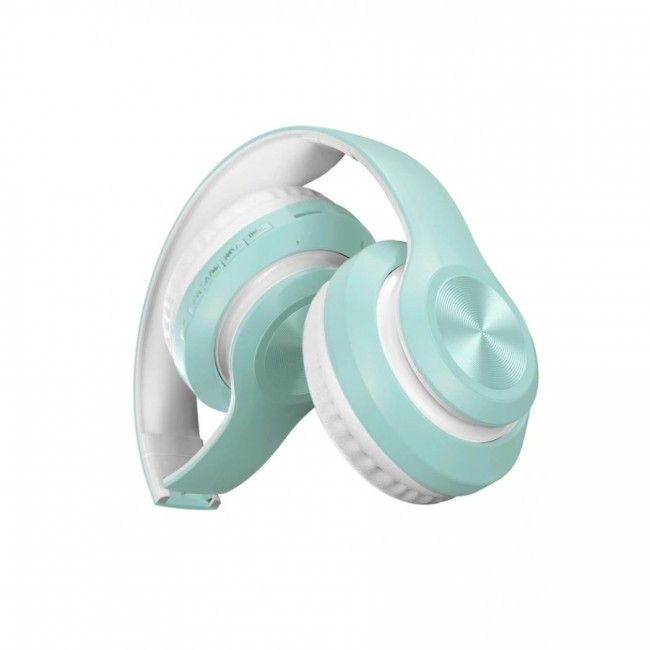Ecotech P68 Mavi Kafa Üstü Bluetooth Stereo Kulaklık+Micro Sd Kart Yuvası