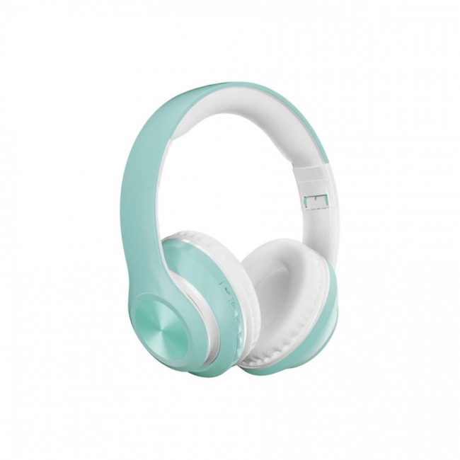 Ecotech P68 Mavi Kafa Üstü Bluetooth Stereo Kulaklık+Micro Sd Kart Yuvası