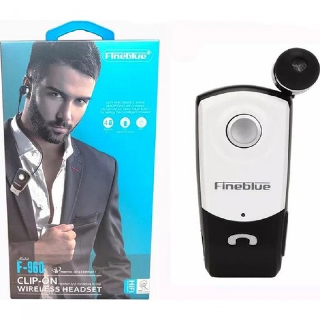 Fineblue F960 Titreşimli Bluetooth Kulaklık Geri Çekilebilir Çift Telefon Destekli Beyaz Fineblue F960 Titreşimli Bluetooth Kulaklık Geri Çekilebilir Çift Telefon Destekli Beyaz