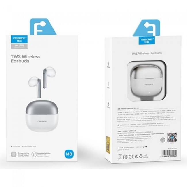 Fineblue M8 Kablosuz Kulakiçi Bluetooth Kulaklık Siyah Vrs. 5.,