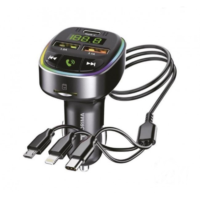 TORİMA G15 – FM Transmitter, TF/USB Müzik ve 18W Hızlı Şarj Özellikli Araç Cihazı TORİMA G15 – FM Transmitter, TF/USB Müzik ve 18W Hızlı Şarj Özellikli Araç Cihazı
