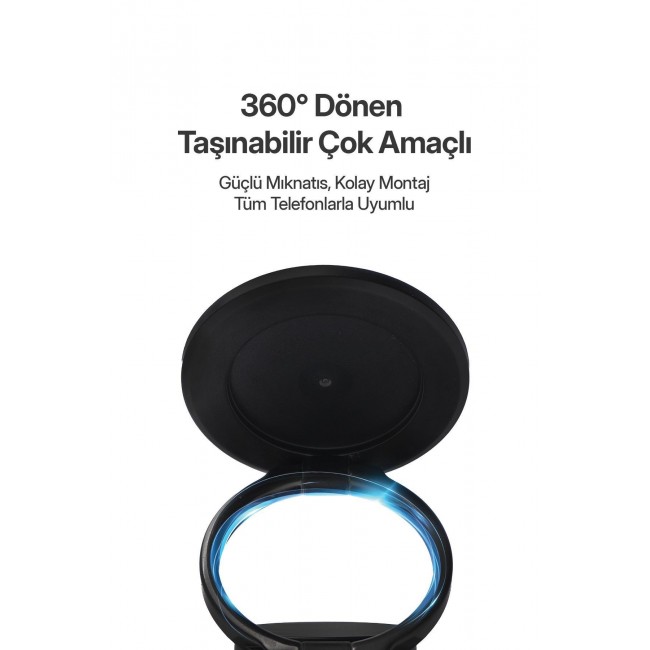 Powerway TT77 Manyetik Araç İçi Telefon Tutucu – Katlanabilir 360° Powerway TT77 Manyetik Araç İçi Telefon Tutucu – Katlanabilir 360°