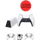 PS5 DualSense Kablosuz Oyun Kolu Şarj Standı – Çiftli / Hızlı Şarj PS5 DualSense Kablosuz Oyun Kolu Şarj Standı – Çiftli / Hızlı Şarj