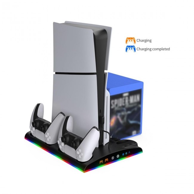 Hepu TP5-3570 PS5 Soğutucu Şarj Standı | DualSense Şarj RGB Işık 3 Fan Hızlı Dock İstasyonu Hepu TP5-3570 PS5 Soğutucu Şarj Standı | DualSense Şarj RGB Işık 3 Fan Hızlı Dock İstasyonu
