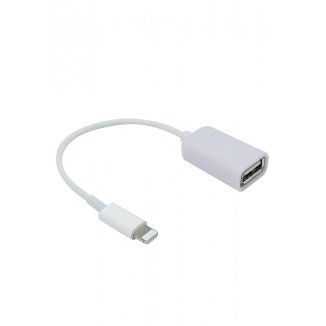 Lightning To Dişi Usb Otg Kablo İos 13 Ve Üzeri Lightning To Dişi Usb Otg Kablo İos 13 Ve Üzeri