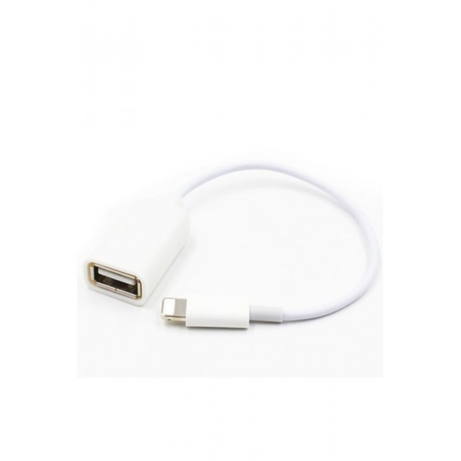 Lightning To Dişi Usb Otg Kablo İos 13 Ve Üzeri Lightning To Dişi Usb Otg Kablo İos 13 Ve Üzeri