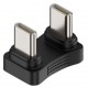 Type-C to Type-C 180° Dirsek Adaptör | 65W Hızlı Şarj & 480Mbps Veri Aktarımı | Erkek - Erkek Uçlu Type-C to Type-C 180° Dirsek Adaptör | 65W Hızlı Şarj & 480Mbps Veri Aktarımı | Erkek - Erkek Uçlu