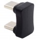 Type-C to Type-C 180° Dirsek Adaptör | 65W Hızlı Şarj & 480Mbps Veri Aktarımı | Erkek - Erkek Uçlu Type-C to Type-C 180° Dirsek Adaptör | 65W Hızlı Şarj & 480Mbps Veri Aktarımı | Erkek - Erkek Uçlu