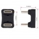 Type-C to Type-C 180° Dirsek Adaptör | 65W Hızlı Şarj & 480Mbps Veri Aktarımı | Erkek - Erkek Uçlu Type-C to Type-C 180° Dirsek Adaptör | 65W Hızlı Şarj & 480Mbps Veri Aktarımı | Erkek - Erkek Uçlu