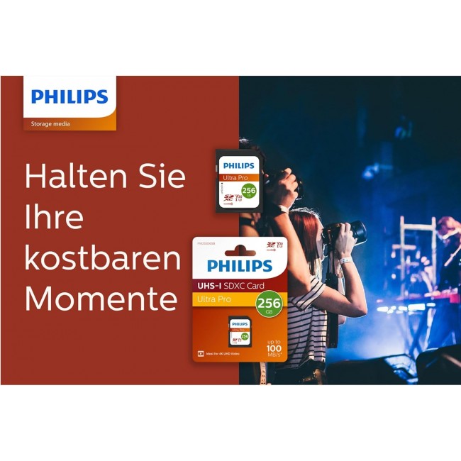 Philips 256GB SD Kart | Ultra Pro | V30 – UHS-I U3 – 4K Performansı Philips 256GB SD Kart | Ultra Pro | V30 – UHS-I U3 – 4K Performansı