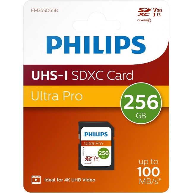Philips 256GB SD Kart | Ultra Pro | V30 – UHS-I U3 – 4K Performansı Philips 256GB SD Kart | Ultra Pro | V30 – UHS-I U3 – 4K Performansı