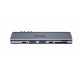 Philips 7 İn 1 Çift Type C Gişirli Çevirici 4K hdmi 100w Pd Usb 3.0*2 - Kart Okuyucu Philips 7 İn 1 Çift Type C Gişirli Çevirici 4K hdmi 100w Pd Usb 3.0*2 - Kart Okuyucu