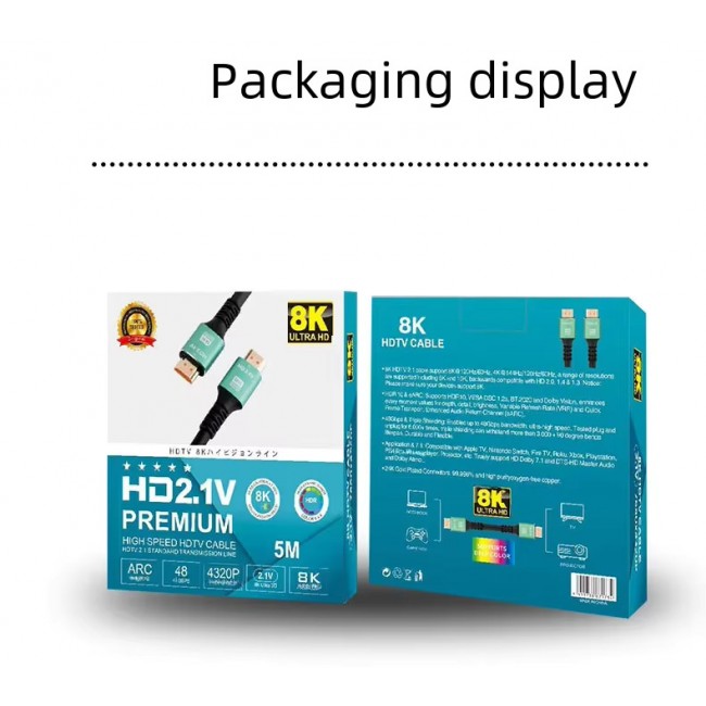 PMR 8K 1.5 Metre HDMI Kablo - 2.1 Versiyon, 48Gbps, Ultra HD 4320p Zr838 PMR 8K 1.5 Metre HDMI Kablo - 2.1 Versiyon, 48Gbps, Ultra HD 4320p Zr838