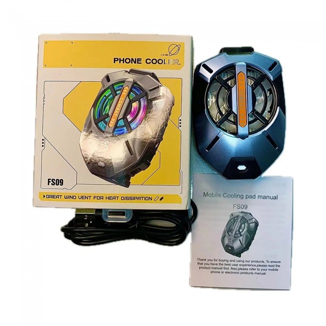 PMR FS09 Kıskaçlı Cep Telefonu Soğutucu | RGB Işıklı, Dijital Ekranlı, 3 Kademeli Fan PMR FS09 Kıskaçlı Cep Telefonu Soğutucu | RGB Işıklı, Dijital Ekranlı, 3 Kademeli Fan