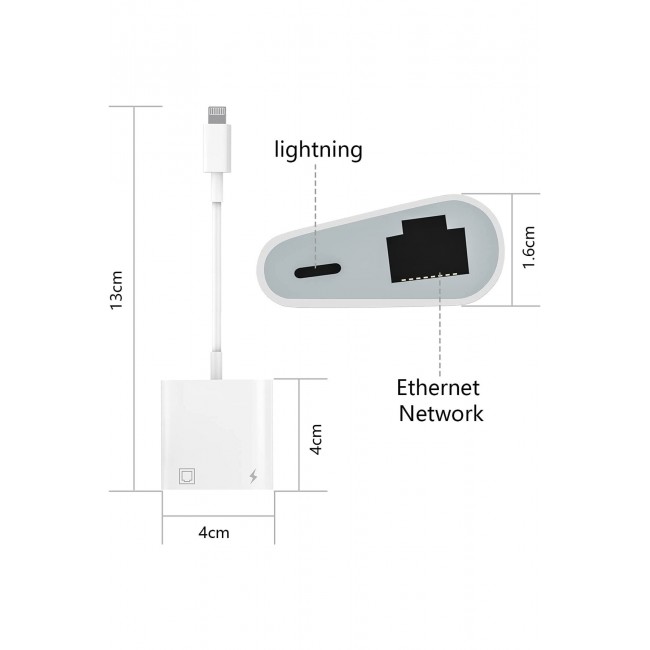 Pmr Lightning Rj45 Ethernet Çevirici 2 In 1 Ethernet Ve Liğhtning Şarj Girişi 10/100 Pmr Lightning Rj45 Ethernet Çevirici 2 In 1 Ethernet Ve Liğhtning Şarj Girişi 10/100