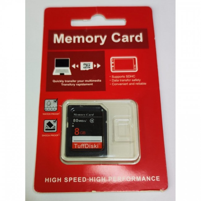 Pmr Tuffdiski 8 Gb Sd Hafıza Kartı Class 10 80 Mb/S
