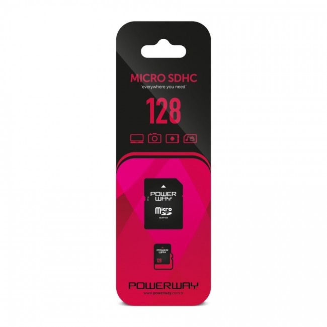 Powerway 128 Gb Microsd Hafıza Kartı Ve Adaptör