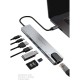 8 in 1 Type-C Hub Dönüştürücü 4K Hdmi USB Micro Sd Gigabyte Ethernet 8 in 1 Type-C Hub Dönüştürücü 4K Hdmi USB Micro Sd Gigabyte Ethernet