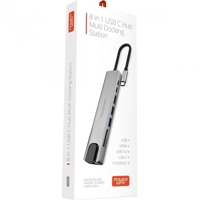 8 in 1 Type-C Hub Dönüştürücü 4K Hdmi USB Micro Sd Gigabyte Ethernet 8 in 1 Type-C Hub Dönüştürücü 4K Hdmi USB Micro Sd Gigabyte Ethernet